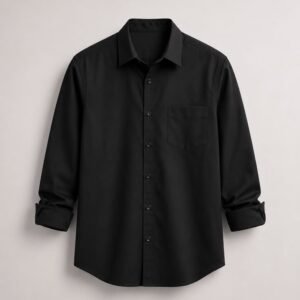 the souled store mystic black utility shirt for men & boys cotton regular fit casual shirt
