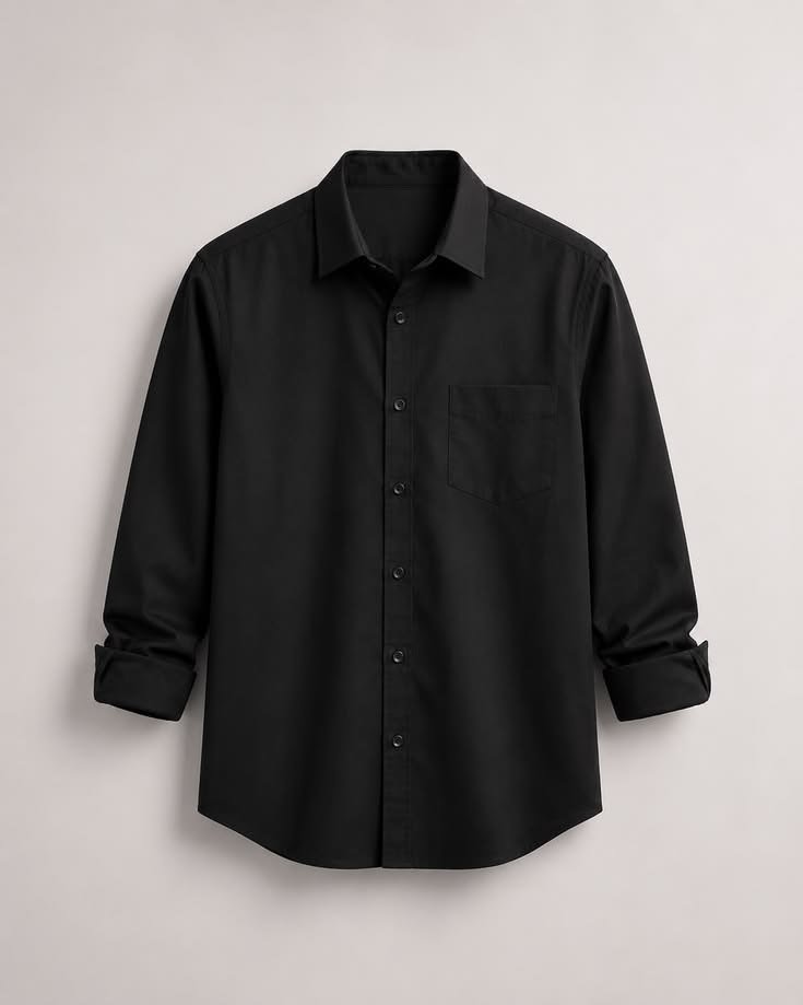 the souled store mystic black utility shirt for men & boys cotton regular fit casual shirt